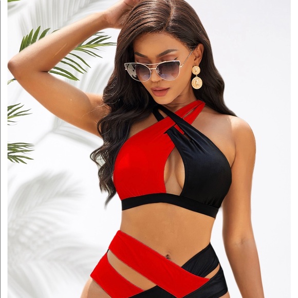 Other - 🌹New Red and black swimsuit🌹 price drop